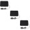 3Pcs DIY Epoxy Heating Pads USB Powered Black PU Leather Mats 10