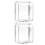 2Pcs Adhesive Outlet Cover For Bathroom Wall Electric Plug 3