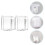 2Pcs Adhesive Outlet Cover For Bathroom Wall Electric Plug 6