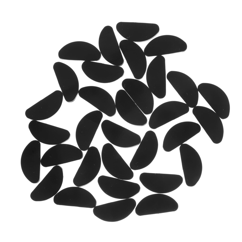 Black 30Pcs Silicone Glasses Nose Pads And Eyeglass Temple Tips Replacement Set Â Precise Fit