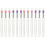 12 Pcs Silicone Lip Brush With Caps For Lip Mask Gloss Applicator 2
