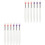 12 Pcs Silicone Lip Brush With Caps For Lip Mask Gloss Applicator 3