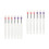 12 Pcs Silicone Lip Brush With Caps For Lip Mask Gloss Applicator 4