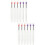 12 Pcs Silicone Lip Brush With Caps For Lip Mask Gloss Applicator 7