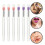 12 Pcs Silicone Lip Brush With Caps For Lip Mask Gloss Applicator 9