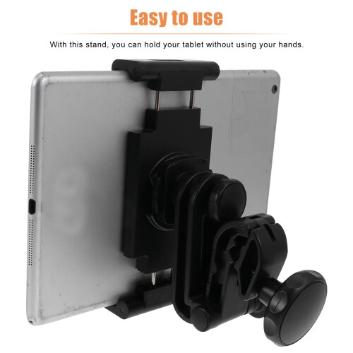 Tablet Houder ABS Met Verstelbare Opening En Zwarte Silicone 2