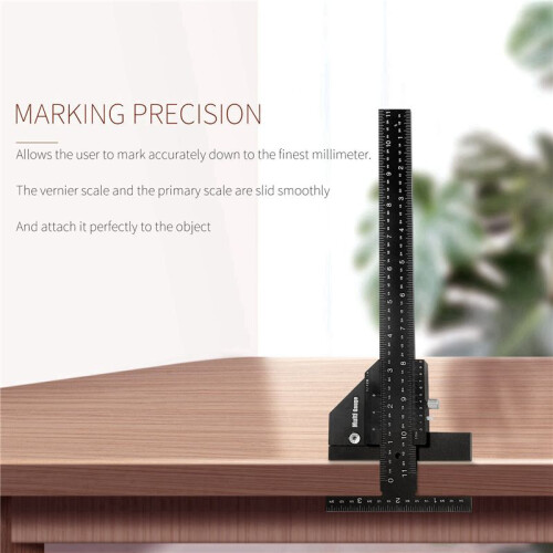 2X Multi Gauge Woodworking Multifunctional Ruler,Angle Ruler Woodworking Tools 2