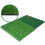 2X  Practice Mat Artificial Lawn Nylon Grass Rubber Tee Backyard Outdoor  Hitting Mat Durable Training Pad 2