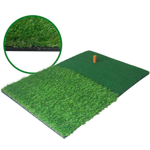 2X  Practice Mat Artificial Lawn Nylon Grass Rubber Tee Backyard Outdoor  Hitting Mat Durable Training Pad 1
