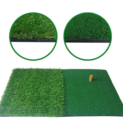 2X  Practice Mat Artificial Lawn Nylon Grass Rubber Tee Backyard Outdoor  Hitting Mat Durable Training Pad 2