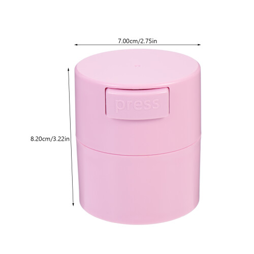 Pink Sealed Eyelash Glue Jar Moisture-Proof Lash Tech Supply 1