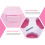Pink Sealed Eyelash Glue Jar Moisture-Proof Lash Tech Supply 10