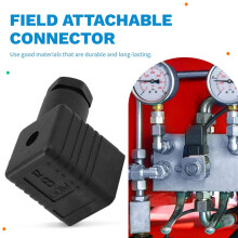 DIN 43650 Form A Solenoid Valve Connector DIN Valve Field Attachable Connector for Hydraulic Pneumatic for Hirschmann
