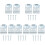 5Sets Curtain Mount Brackets Metal Roller Blind Accessories Silver 2