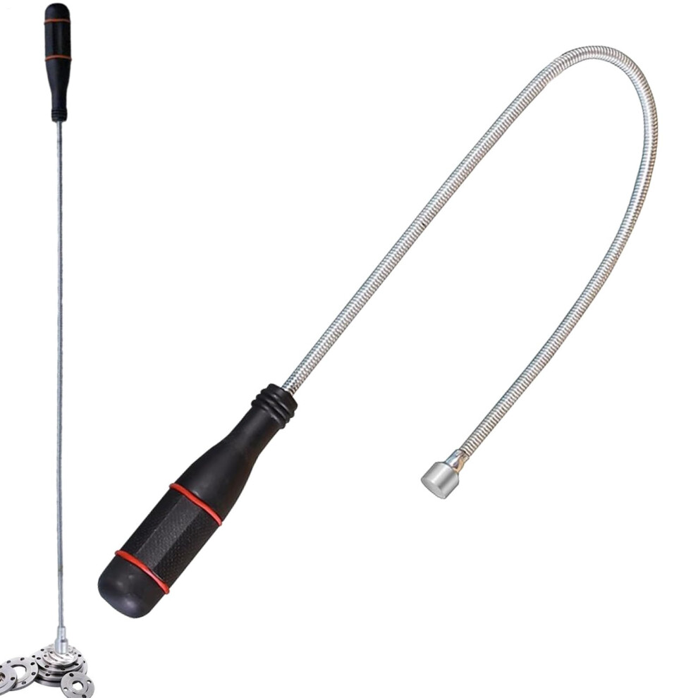 Magnetic Pickup Tool With Strong Magnet And Flexible Retrieval Rod For Narrow Spaces Garage Workshop 9771547347316