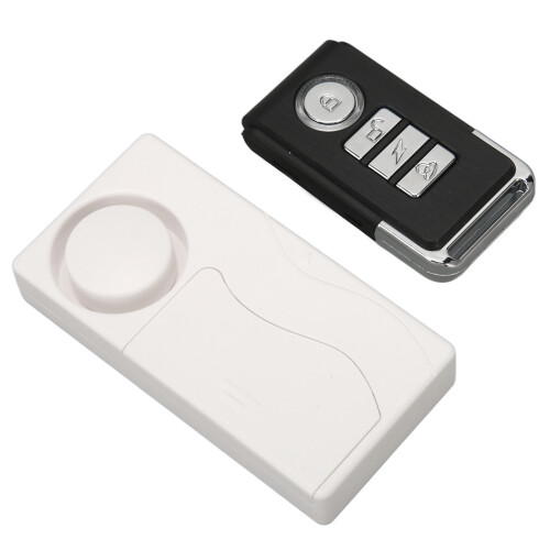 Wireless Door Alarm 108dB Multi-Mode with Remote Control, 85x43x15mm