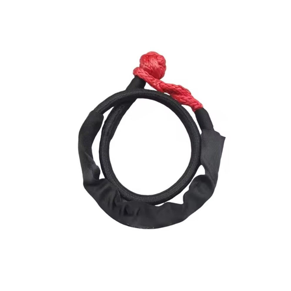 Extended Edition 20T 38,000Lbs Breaking Strength Winch Synthetic Soft Shackle For Sailing Atv Utv Suv Car Recovery Red/Black/Dark 6031233284374