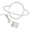 White Neon Night Shape LED Bedside Table Lamp 5