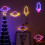 White Neon Night Shape LED Bedside Table Lamp 6