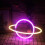 White Neon Night Shape LED Bedside Table Lamp 7