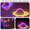 White Neon Night Shape LED Bedside Table Lamp 10