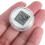 White Car Digital Clock Waterproof Self-Adhesive for Dashboard 7