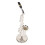 Miniature Copper Silver Saxophone Model 14cm with Stand & Case 1