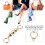 Pearl Chain Bag Accessory 2pcs Decorative Hanging Chains for Girls 8