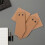 2Pcs Khaki Wood Table Easel Backs Self-Adhesive Frame Support Stand 5