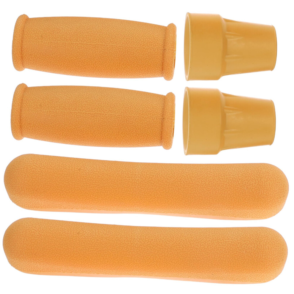 Crutch Accessories Kit with NonSlip Tips, Cushioned Underarm Pads and Ergonomic Handle Grips