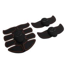 Abs-Stimulator Muskeltrainer für Männer und Frauen, PU PVC Material, AAA-Batteriebetrieben