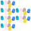 30 Pcs Silicone Guitar Finger Guards For Ukulele Beginners Size M 7