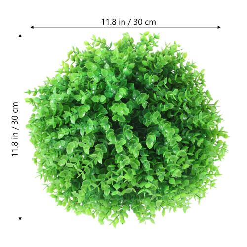 Faux Topiary Ball Plant Hanging Decor 2