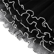 4 Yards Flower Wrapping Paper Pearl , Bouquet Wrapping Paper, Floral Wrapping Mesh Paper 3pack Black