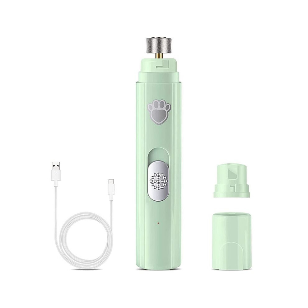 Tauoh Electric Dog Nails Grinder Pet Nails Clipper Chargeable Pet Nails Trimmers Painless With Polisher Wheel For All Pets