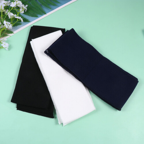6 pcs elastic knitted sleeve cuffs collar clothes accessories 2