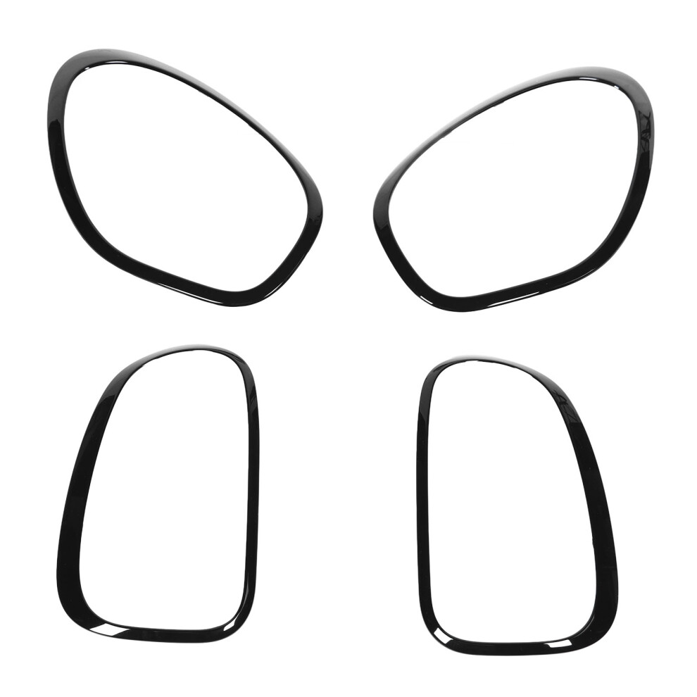 4Pcs Gloss Bezel For Countryman R60 Black 7055741167669
