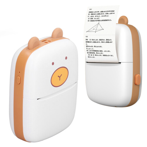 Bluetooth Mini Printer Sticker Maker 200dpi 57mm Portabl