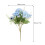 Artificial Rose Bouquet Blue Silk Flower 1pcs 17.7x11in 3