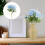 Artificial Rose Bouquet Blue Silk Flower 1pcs 17.7x11in 4