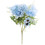 Artificial Rose Bouquet Blue Silk Flower 1pcs 17.7x11in 6