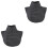 2 Pcs False Collars For Ladies Clothing Accessory Decorative Shirt 4
