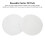 4pcs Castor Oil Pack Kit, Reusable Wrap, White 5