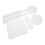 4pcs Castor Oil Pack Kit, Reusable Wrap, White 1