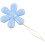 60Pcs Random Color Plastic+Metal Flower  Wire Loop DIY Needle Threader Stitch Insertion Hand Machine Sewing Tool 3