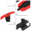 1Pc Multi-Purpose Foldable Car Coat Hanger Durable ABS Material 7