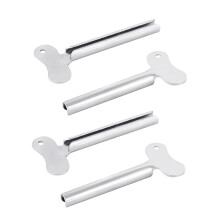 4Pcs Metal Toothpaste Tube Squeezer Keys, Durable Key Roller for Hair Dye and Collapsible Tubes