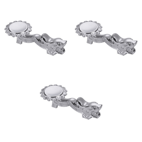 3Pcs Silver Chopstick Pillow Holder Durable Metal Rest for Tableware 2