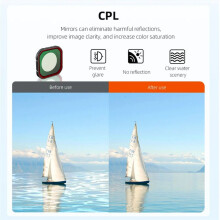 4PCS Lens Filter CPL ND8/16/32 Filter Kit for Ace Pro2 Action Camera ND Dimming CPL Polarizer Accessory