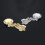 3Pcs Silver Chopstick Pillow Holder Durable Metal Rest for Tableware 9